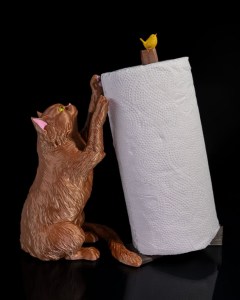The Cat The Bird And The Paper 400x300