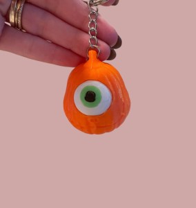 Pumpkin Fidget Keychain 400x300