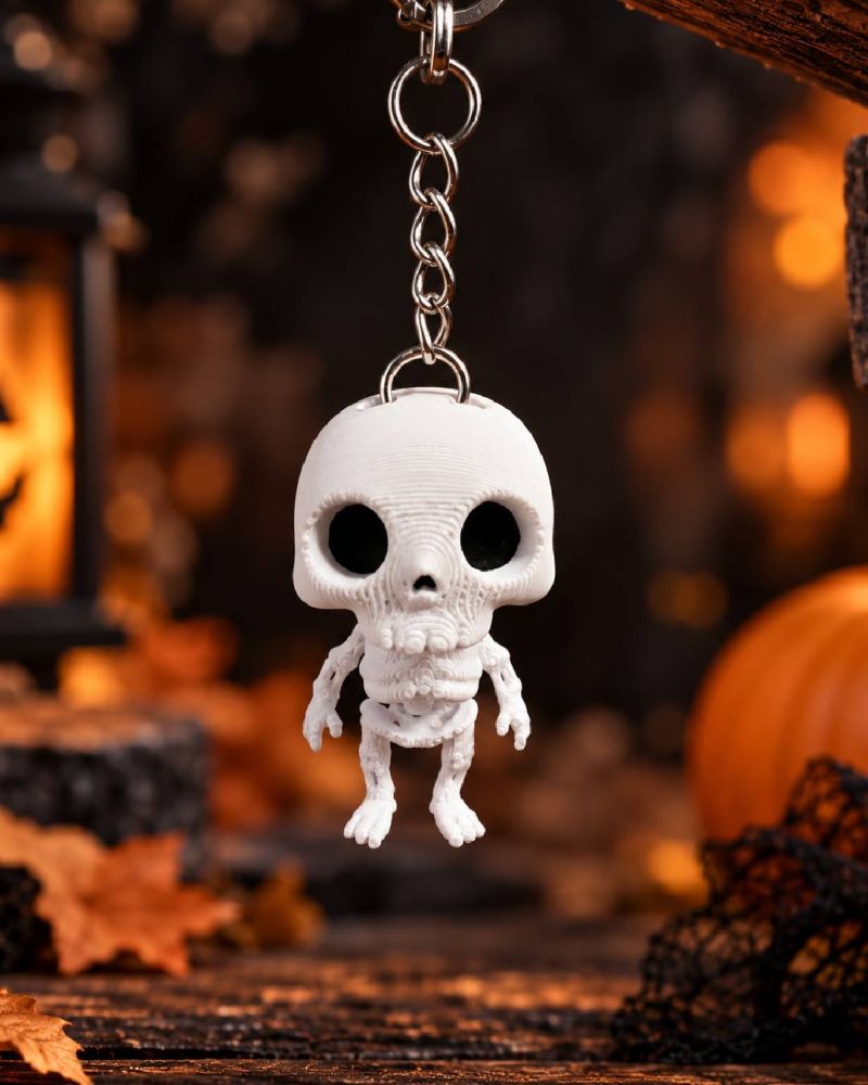 Spooky Skeleton Keychain 2