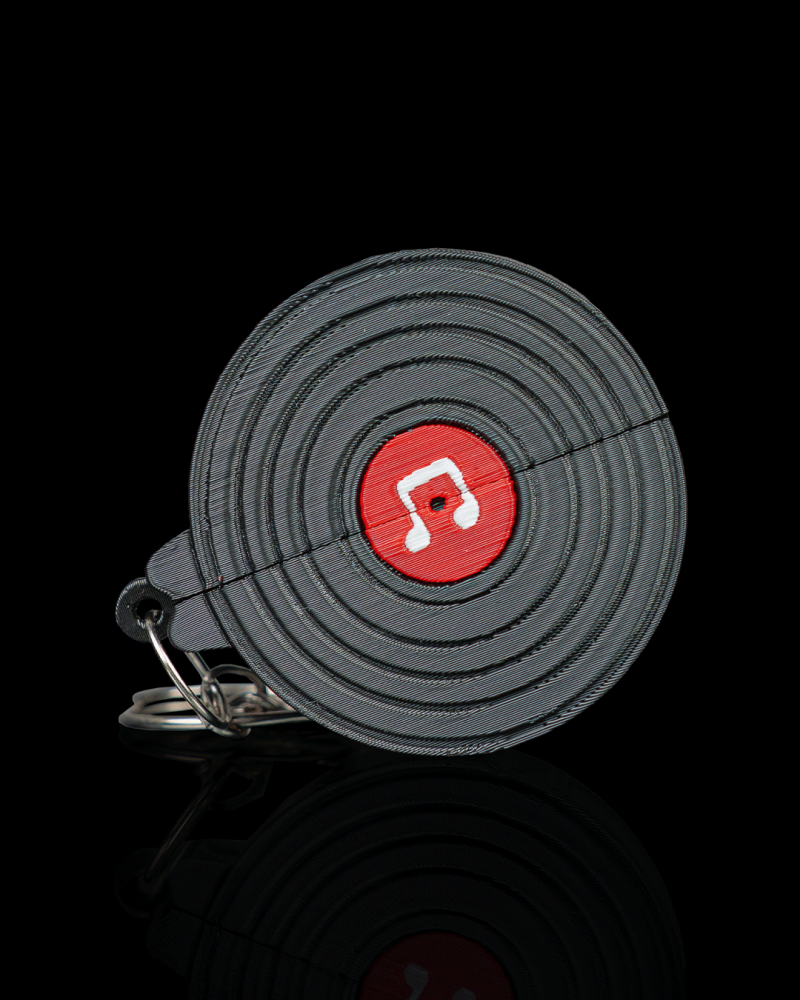 Vinyl Record Pick Holder Keychain 1