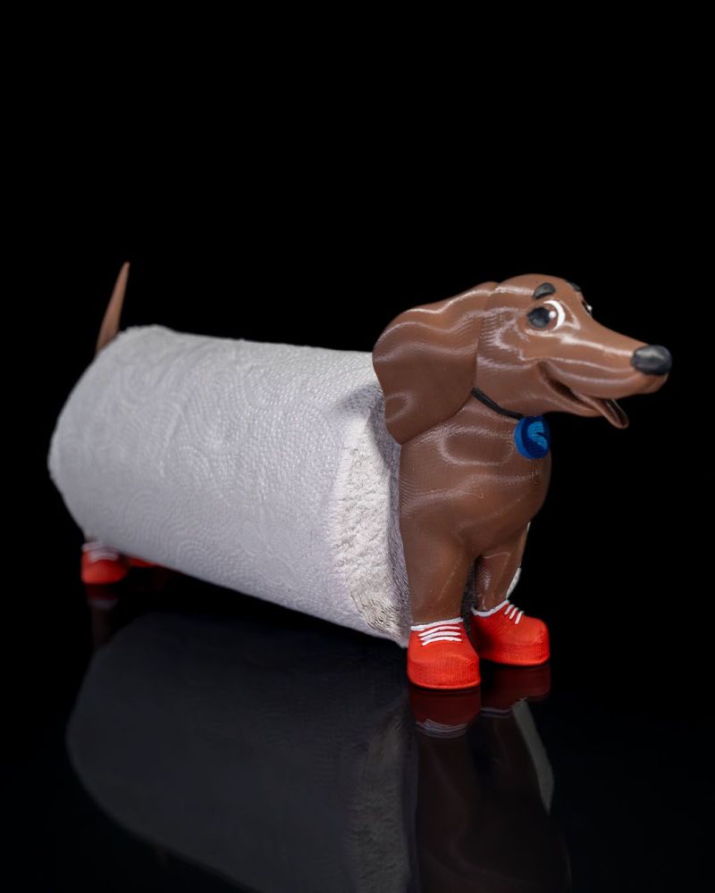 Wiener Dog Paper Towel Holder 2